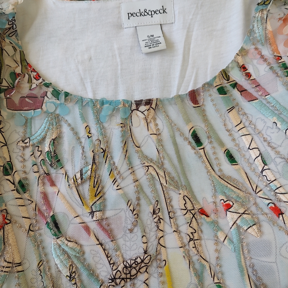 3D Peck &Peck Cape top - Picture 6 of 15